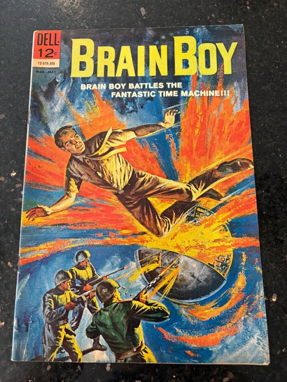 BRAIN BOY #4 MARCH MAY 1963 DELL PUBLISHING STORIES DRAWN FRANK SPRINGER